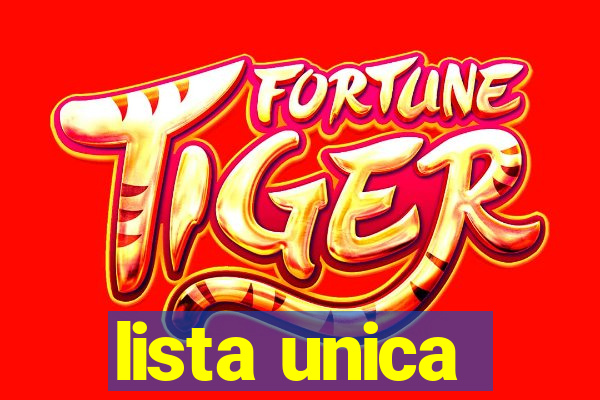 lista unica